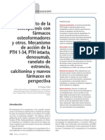 Tratamiento de La Osteoporosis Con Fármacos Osteoformadores PDF