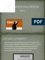 Presentacion Reformas Educativas 2013-1f