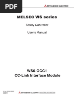 WS0-GCC1 - User's Manual (CC-Link Interface Module) SH (NA) - 080909-A (03.10)