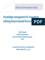 Knowledge Management for Innovation
