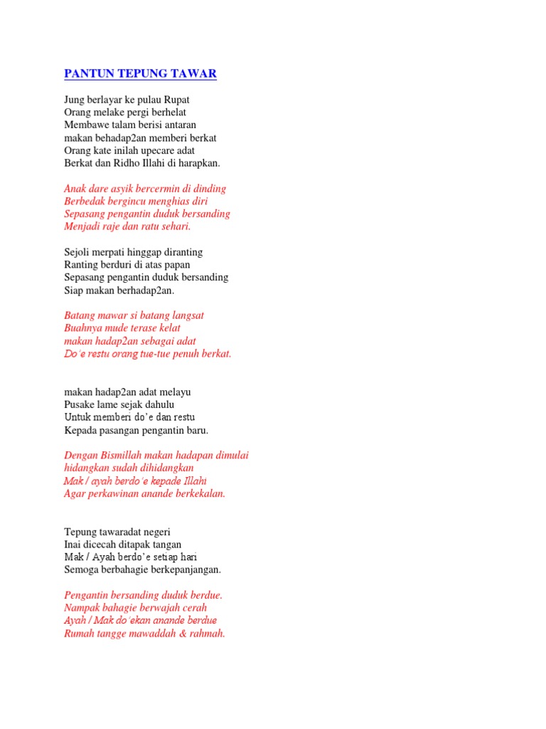 PANTUN TEPUNG TAWAR.docx