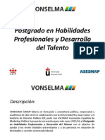 Postgrado en Habilidades Profesionales y Desarrollo Del Talento