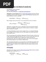 Momentum (Technical Analysis) : For Other Uses of "Momentum", See