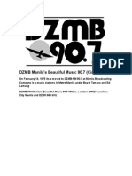 DZMB Manila's Beautiful Music 90.7