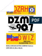 DZRH DZMB-FM 1989