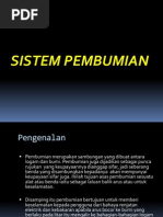 Takrif Pembumian Cara-Cara Pembumian Elektrod Bumi Jenis