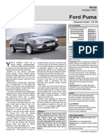 Ford Puma 1.6i 16v Oct01