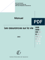 Les Assurances Sur La Vie - R. Van Gompel PDF