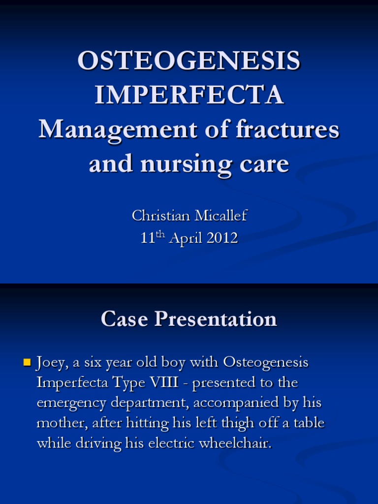Osteogenesis imperfecta essay 08 picture