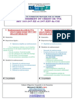 Programme Remboursement Du Credit de Tva PDF