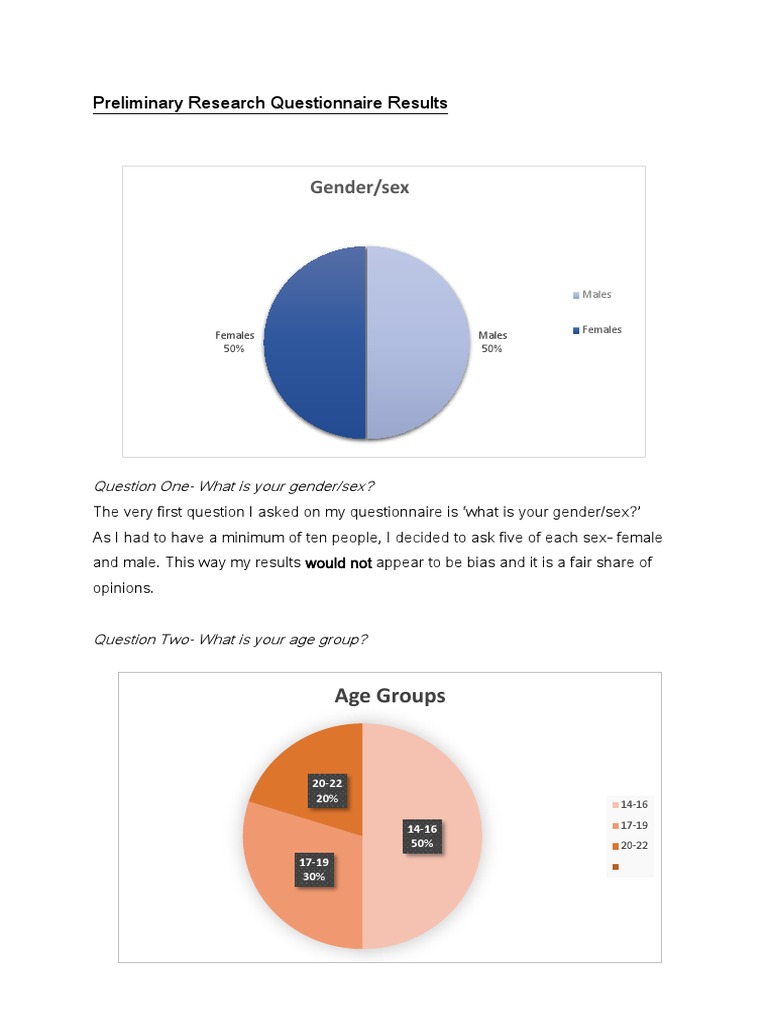 Questionnaire Results | PDF