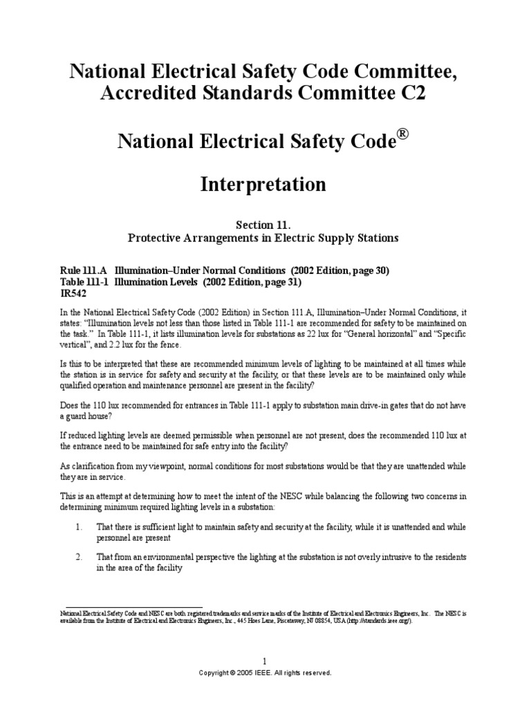Light Levels Correction Pdf Lighting Electrical Substation