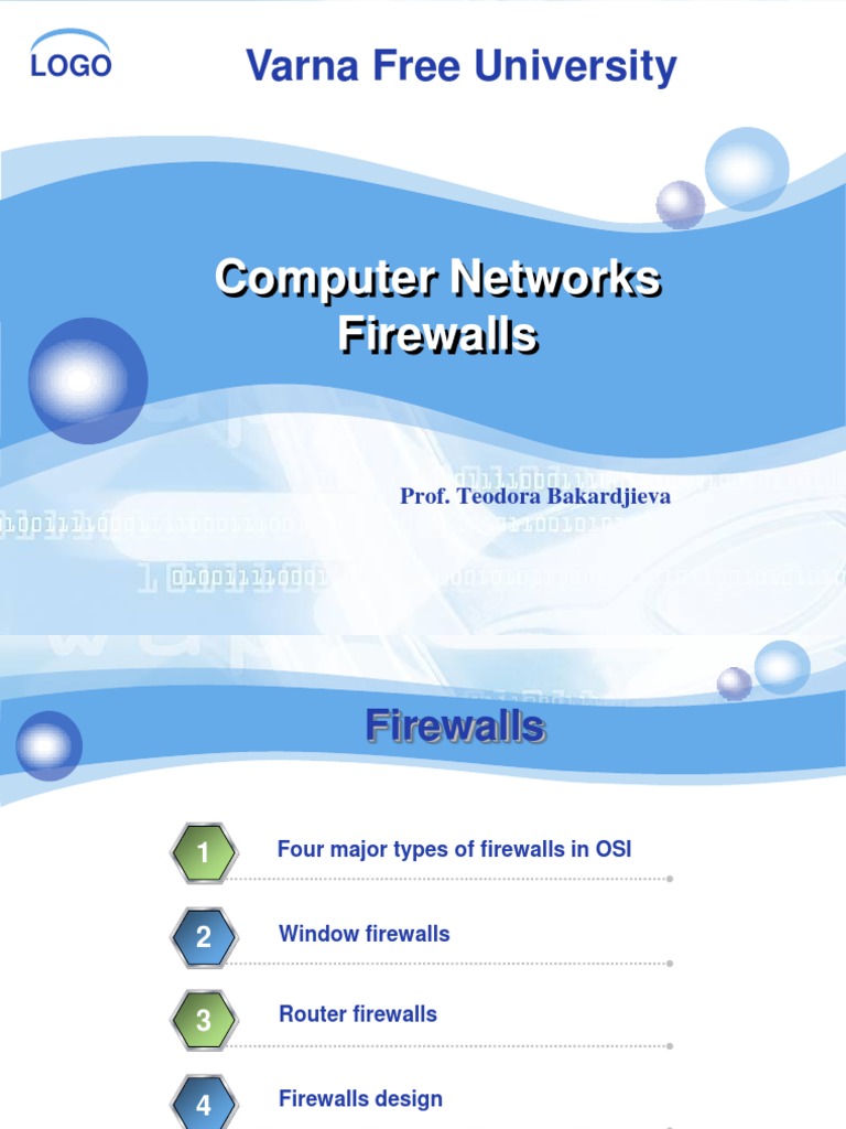 Computer Networks FIREWALL | PDF