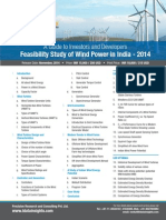 Feasibility Study of Wind Power in India - 2014