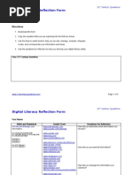 Download 21CQ Digital Literacy Reflection Form by mccartermobile SN24002070 doc pdf