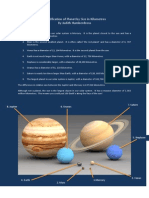 Identification of Planet by Size in Kilometres