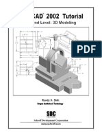 [Cad] Autocad 2002 Tutorial - 3d Modeling