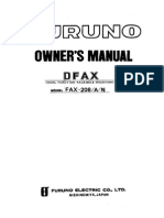 FAX208 Operator's Manual T 7-8-94