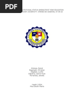 Download  Adolescent Nutritional Status Among First Year Education Student in Xavier University- Ateneo de Cagayan Sy 09-10 by Christian K Bagongon SN24002443 doc pdf