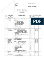 NR CRT: Com Pete Nte NR Ore Săpt OBS