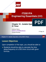 IT2001PA Engineering Essentials (2/2) : Chapter 16 - Astable Operation of The 555 IC Timer