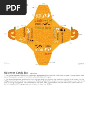 Halloween Candy Box Printable 0909