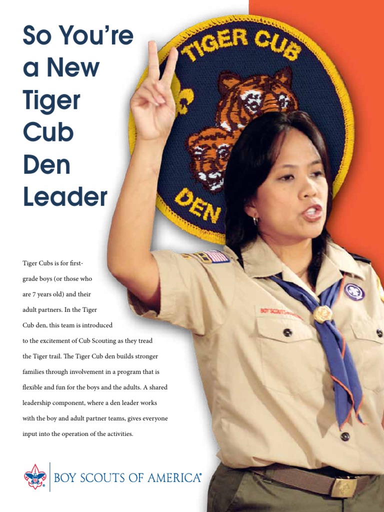 New Tiger Cub Den Leader Guide | PDF | Boy Scouts Of America | Scouting