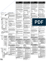 Owner'S Manual Mode D'Emploi Bedienungsanleitung Bruksanvisning Manuale Di Istruzioni