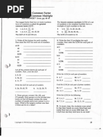 Mathpower 2 6 Greatest Common Factor 2 7 Lowest Common Multiple