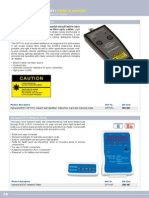 Caution: Visual Fault Incidicator and Network Tester