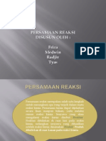 Persamaan Reaksi