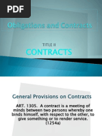 Law on Obligation and Contract Ppt.