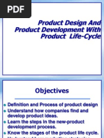 Product Design and Produc Development With Product Life Cycle