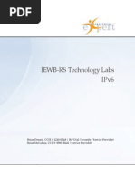 Iewb-Rs Technology Labs Ipv6: Brian Dennis, Ccie # 2210 (R&S / Isp Dial / Security / Service Provider)