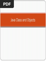 Java Class and Objects