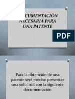 Documentación Necesaria para Una Patente 11111111111