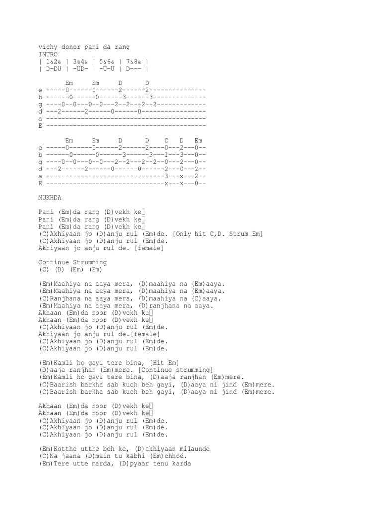 Guitar Tabs Pdf