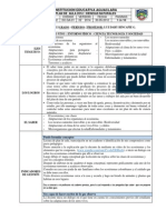 Plan de aula Ciencias 4° Y 5° II P