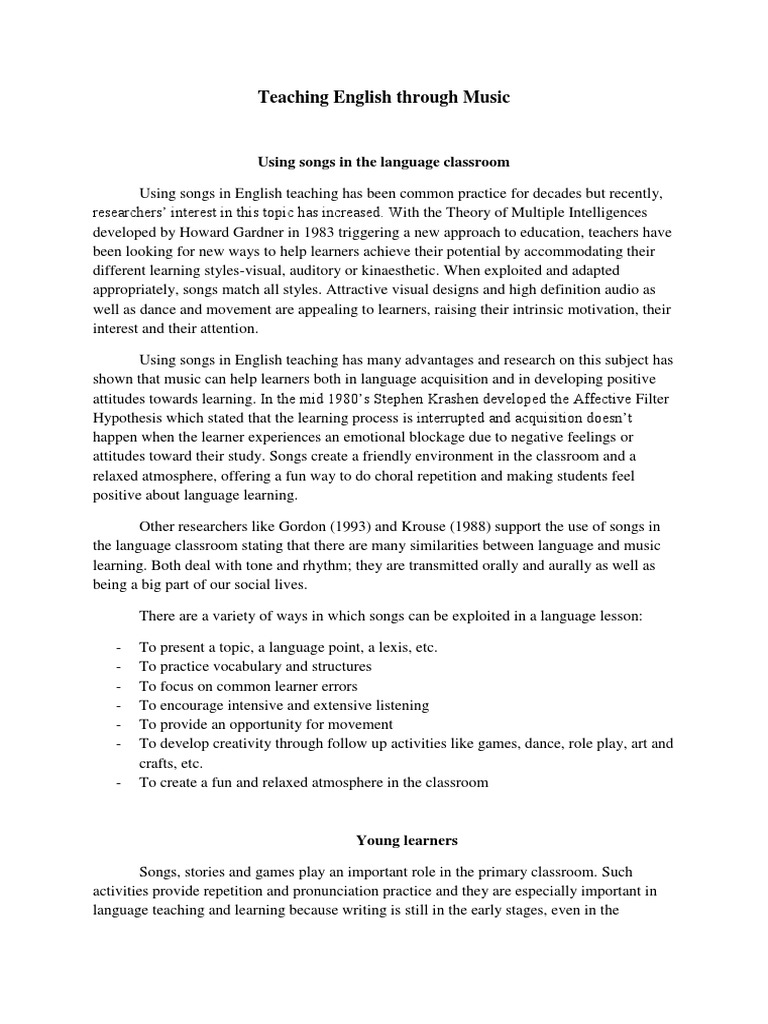 types-of-songs-for-esl-primary-pdf-language-education-classroom
