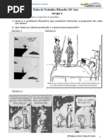 2014-15 10 º Ano, Ficha de Trabalho, o Que é a Filosofia