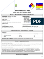 Oxalic Acid - 10% Solution MSDS: Section 1: Chemical Product and Company Identification