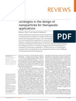 2010 Strategies in The Design of Nanoparticles For Therapeutic Applications
