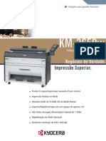 Solução multifuncional para grandes formatos KM-3650w