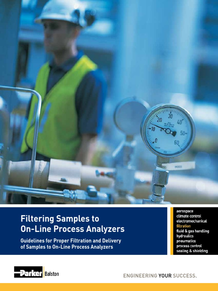 Filtering Samples Online Analyzers | PDF | Drop (Liquid) | Filtration