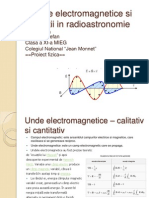 Undele Electromagnetice Cu Aplicatii in Radioastronomie