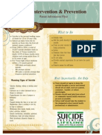 Suicide Prevention Parent Flyer