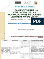 Presenacion Opi 2 - Modificacion en Fase de Inversion - Lineamientos