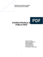 Stereotipurile in Publicitate