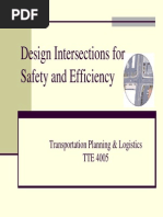 2018 FDM 212 Intersections | PDF | Intersection (Road) | Traffic