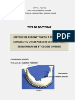 Reconstructie Maxilo-Faciala Doctorat